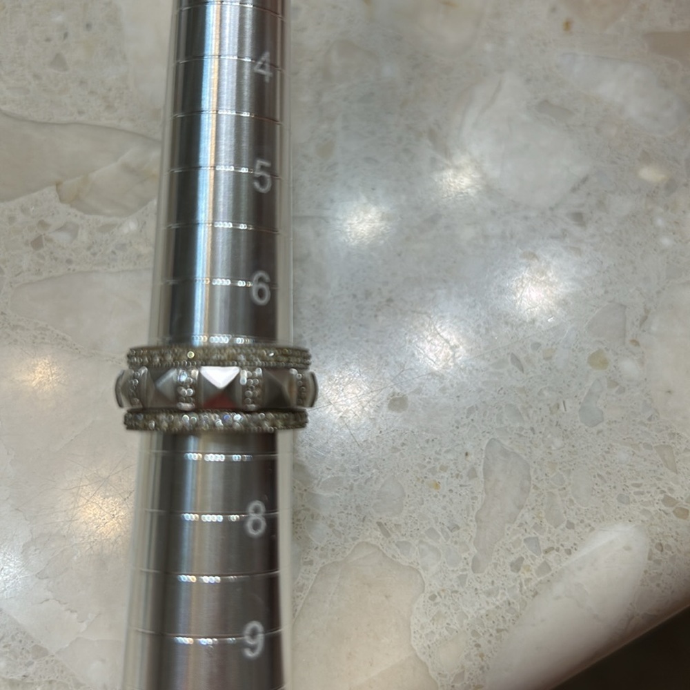 Ross Simmons Elegant Stackable Silver Women's Ring - image 3